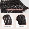DAIXI Handmade Interlocking Locs Real Human Hair Permanent Loc Extensions