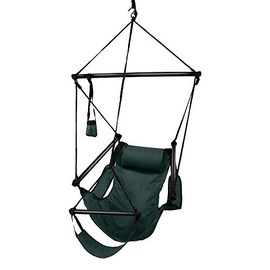 Hammaka Hanging Hammock Air Chair, Aluminum Dowels, Green