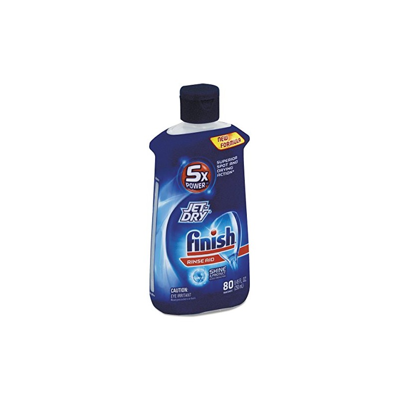 FINISH 75713CT Jet-Dry Rinse Agent, 8.45oz Bottle (Case of 8)