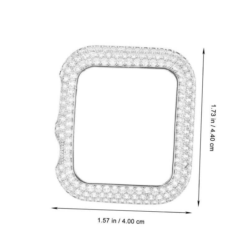 DOITOOL Shiny Rhinestone Protective Case for Smartwatch Shell Full Coverage