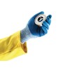 Ansell HyFlex 11-920 Blue Heather Nylon Glove, Blue Nitrile Coating,