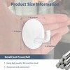 Rise age Adhesive Hooks Heavy Duty Waterproof in Shower Hooks