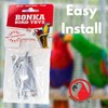 Bonka Bird Toys 30001H Half Circle Lock for Bird Cages,