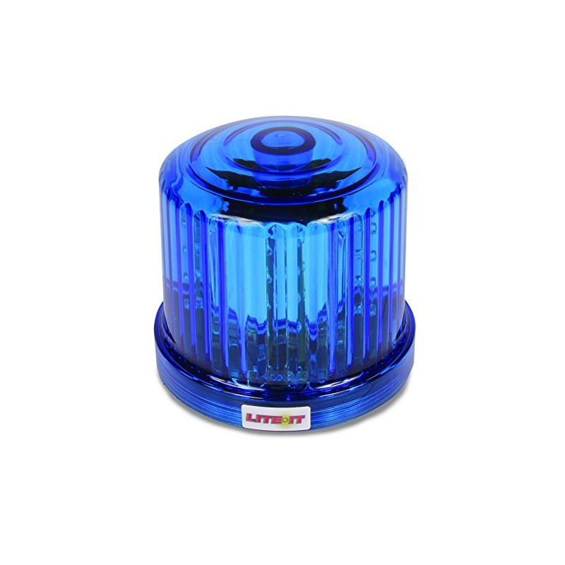 Lite-it Blue Magnetic LED Beacon, Battery Operated