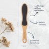 4059 NIY Niyok Wooden Foot File, Beech Wood