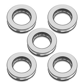eMagTech 5pcs 51104 Thrust Ball Bearing Axial Ball Thrust Bearing 3-in-1 20mm x 35mm x 10mm High-Carbon Steel High Precision Single Scrolling Washer Ball Bearings