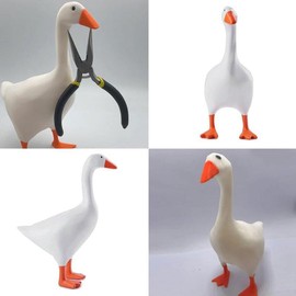 TOBEOME Magnetic Goose Key Holder Cute Home Decor Kawaii Room Office Table Desk Decor Aesthetic Funny Sculpture Bedroom Decor A Easy to Use