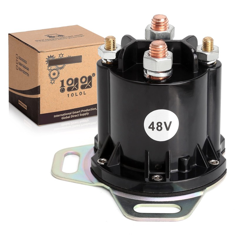 10L0L Golf Cart 48V Solenoid for EZGO RXV, 4 Terminal