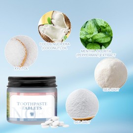 Nobs Toothpaste Tablets 2 Boxes Hydroxyapatite Toothpaste, Toothpaste Tablets, No Bs Toothpaste Tablets, Chewable Toothpaste Tablets, Environmentally Friendly and Travel-Friendly