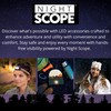Night Scope Classic LED Rechargeable Knit Beanie Warm Head Light
