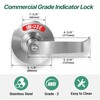 Onedaful Cuzofu Privacy Indicator Lever Lock Inuse or Vacant, Occupied