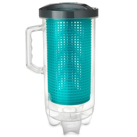 XtremepowerUS Heavy Duty in-line Pool Leaf Canister with Large Mesh Basket & (6PCS) Mesh Bag, Fits 1-1/2” Swimming Pool Cleaner Vacuum Hose