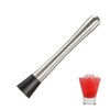 Cocktail Muddler,Silver Muddler,21cm Stainless Steel Cocktail Muddlers,cocktail Muddlers with Black