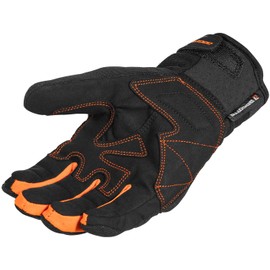 Bogotto F-ST Motorcycle Gloves (Black/Orange, M)