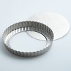 Suncraft PP-692 Patisiere Tart Shape, Corrugated Bottom, 7.1 inches (18