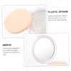 WOONEKY 2pcs Soft Body Powder Puff Packaging Box Empty Cushion