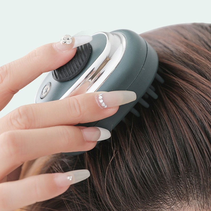 Scalp Applicator Comb Metal ABS Portable Electric Hair Treatment Head