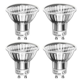 Funistree GU10 Bulb 50W, 4 Pack, Light Bulb for Candle Warmer lamp, Candle Warmer lamp Bulb, Candles Warmers Light Bulbs
