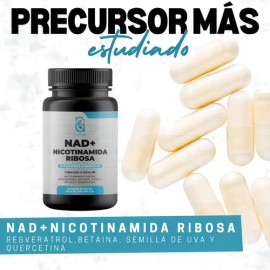 Nad+ Naíma Nr Nicotinamida Ribosa Resveratrol 30 Cápsulas Sabor Sin Sabor