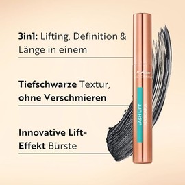 M. Asam MAGIC FINISH Lash Lift Mascara Deep Black (10ml) ‚Äì Lash Lift Mascara in Schwarz f√ºr Wimpern mit mehr Schwung & Definition, Kein Verkleben, Wimperntusche f√ºr atemberaubende Augenblicke