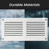 10x10cm Charcoal Air Vent Grille Steel Return Grille Ceiling Side