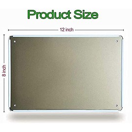 Warning Sign Pig Outdoor -'Keep The Gate Closed No Matter What The Pig Say',Funny Novelty Caution Pig Farm House Barn Sign Metal for Fence Wall Gate Tin Sign 8x12inch