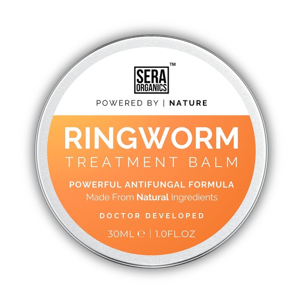 Ringworm Antifungal Cream | Ringworm Cream - Made with Powerful Natural Formula - Extra Strength Fast Relief – Made in The UK (30g) by Sera Organics