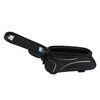 Bike Phone Mount Bag Large Capacity Waterproof Carbon Pattern PU