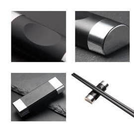 Pack of 6 Chopsticks Shelves, Chopsticks Holder, Reusable, Stainless Steel Chopstick Rest for Restaurant, Hotel, Asian Cutlery Set, Restaurants Accessories (Silver)