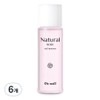 Oznail Natural Nail Remover Rose, 6 pieces, 100ml / 오즈네일 내추럴 네일리무버 로즈, 6개, 100ml