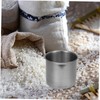 KICHOUSE 150ml Rice Measuring Cup Stainless Steel No Scale Easy
