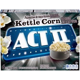 Act II Kettle Korn Popcorn, 6-2.75 oz bags