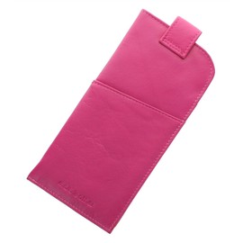 Mala Leather Soft Slim Nappa Leather Glasses Case With Tab Fastener 5104_14m