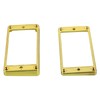 2PCS Guitar Pickup Frame Metal Bridge and Neck Pickups Cover
