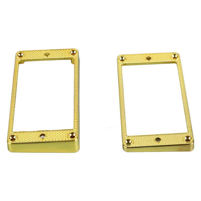 2PCS Guitar Pickup Frame Metal Bridge and Neck Pickups Cover