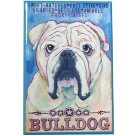 Bulldog Fridge Magnet