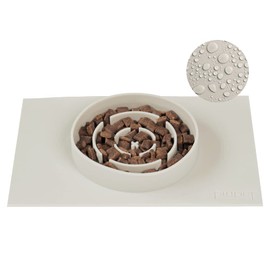 PiuPet® Anti Schling Napf I 300ml I Slow Feeder Hund I Antischlingnapf Katze I Antischlingnapf Hund I Spülmaschinenfester Schlingnapf