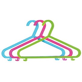 K&H HK Pack of 40 Plastic Coat Hangers for Kids Clothes