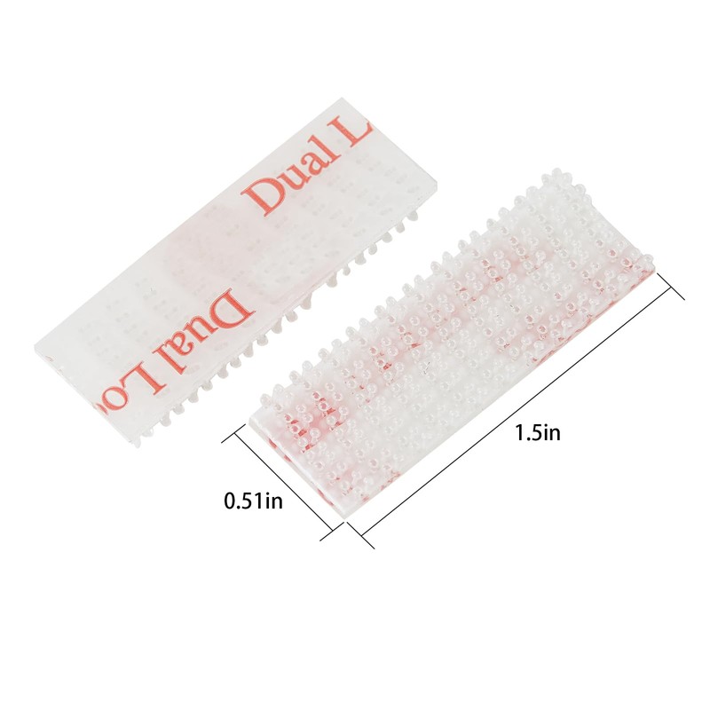 Tangyinrd EZ Pass/IPass/IZoom/SunPass Dual Lock Adhesive Strips 4 PCS (2