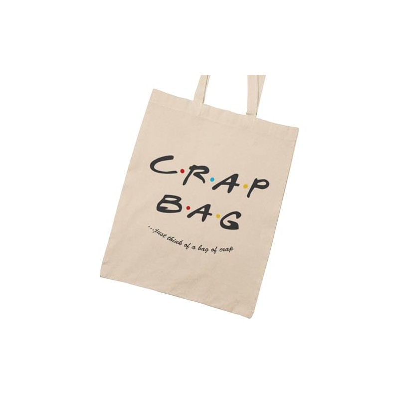 Reusable Crap Bag Grocery Tote, Approx. 40 x 40 cm,