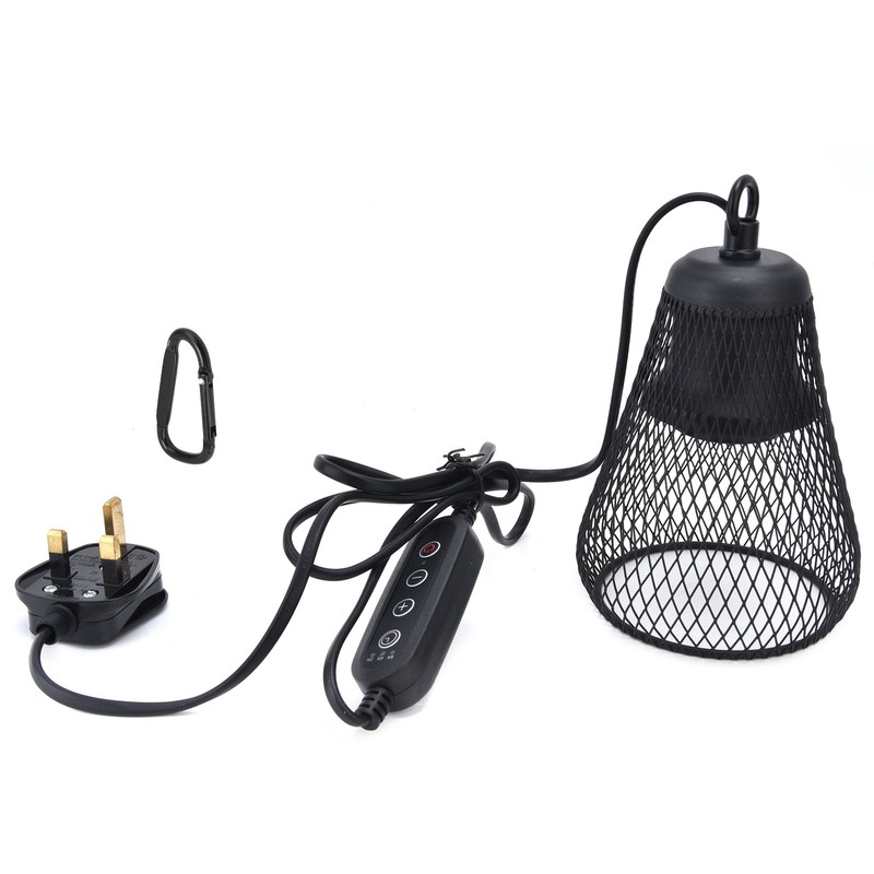 Reptile Lampshade Timed Lightweight Hangable Multifunctional Lightweight Heater Guard