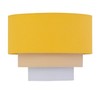 Ochre Yellow Linen Table Lamp Shade, Lampshade for Table Lamp
