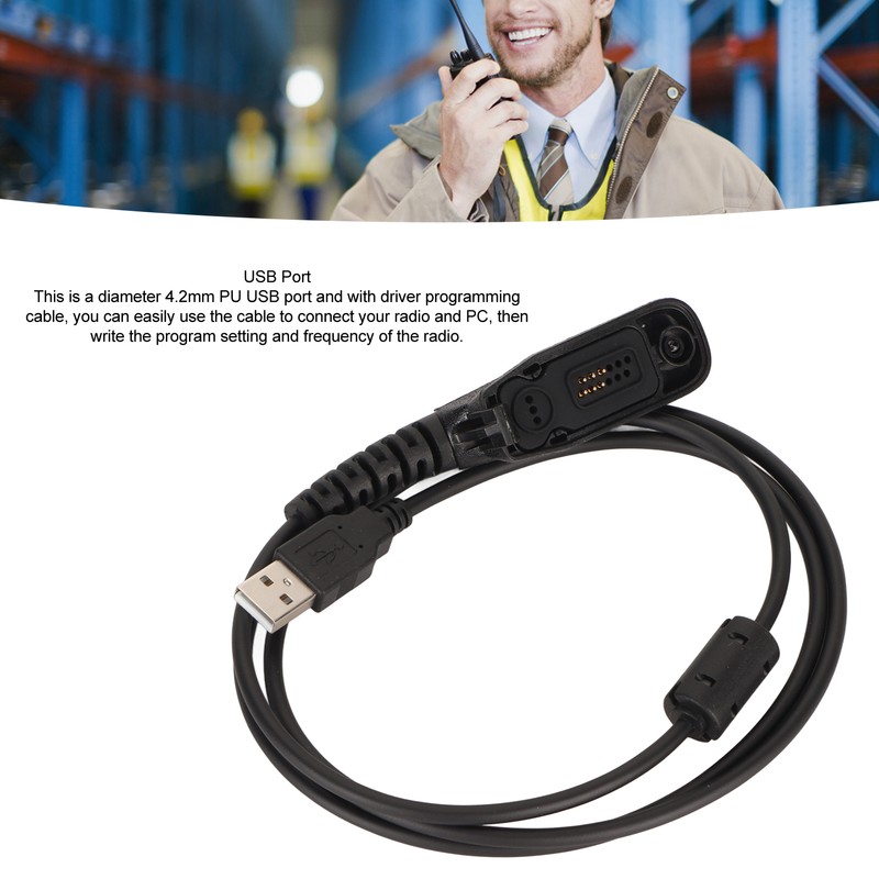 USB Programming Cable Walkie Talkie Frequency Write Line for DP4400