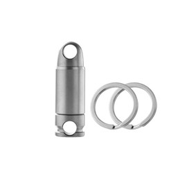 Titanium Rotating Keychain Ring Buckle Key Chain Holder Titanium Alloy Keychain Car Belt EDC Tool for Men and Women