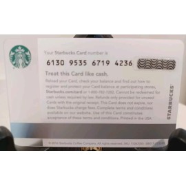 STARBUCKS CARD 2016 " PARIS 2024 OLYMPICS " CREATE YOUR OWN CARD~LASER PRINTED~