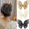 Large 5.51 Inch Butterfly Hair Clips Butterfly Claw Clips Hair