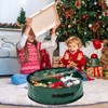 GliCraft 4 Pcs Christmas Wreath Storage Bag, Christmas Garland Storage