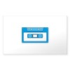 CafePress Cassette Tape Sticker Rectangle Bumper Sticker Car Decal