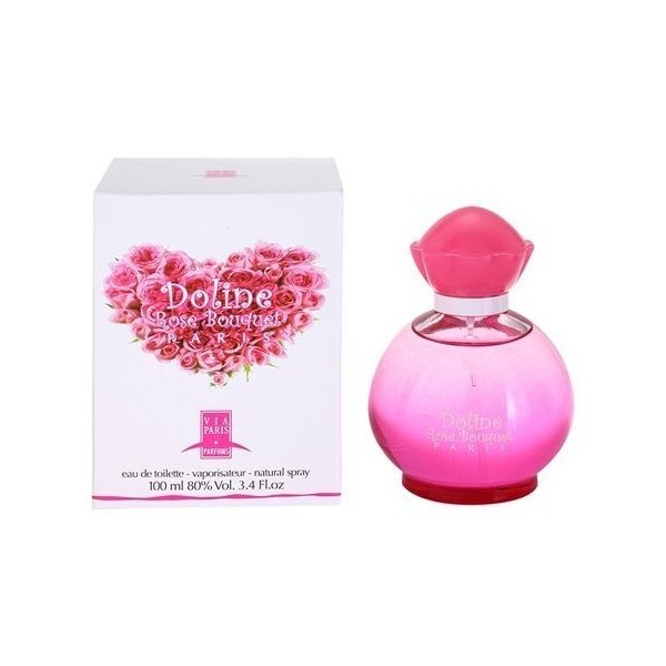 Doline Rose Bouquet Perfume By Via Paris EDP Spray 3.4 Oz.