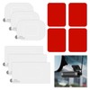 Grosion 10Pcs Windshield Dashcam Stickers,Dashcam Windshield Sticker,Car Windshield Electrostatic Film,Dashcam